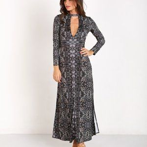 Free People Boho Full Length Dress Size S